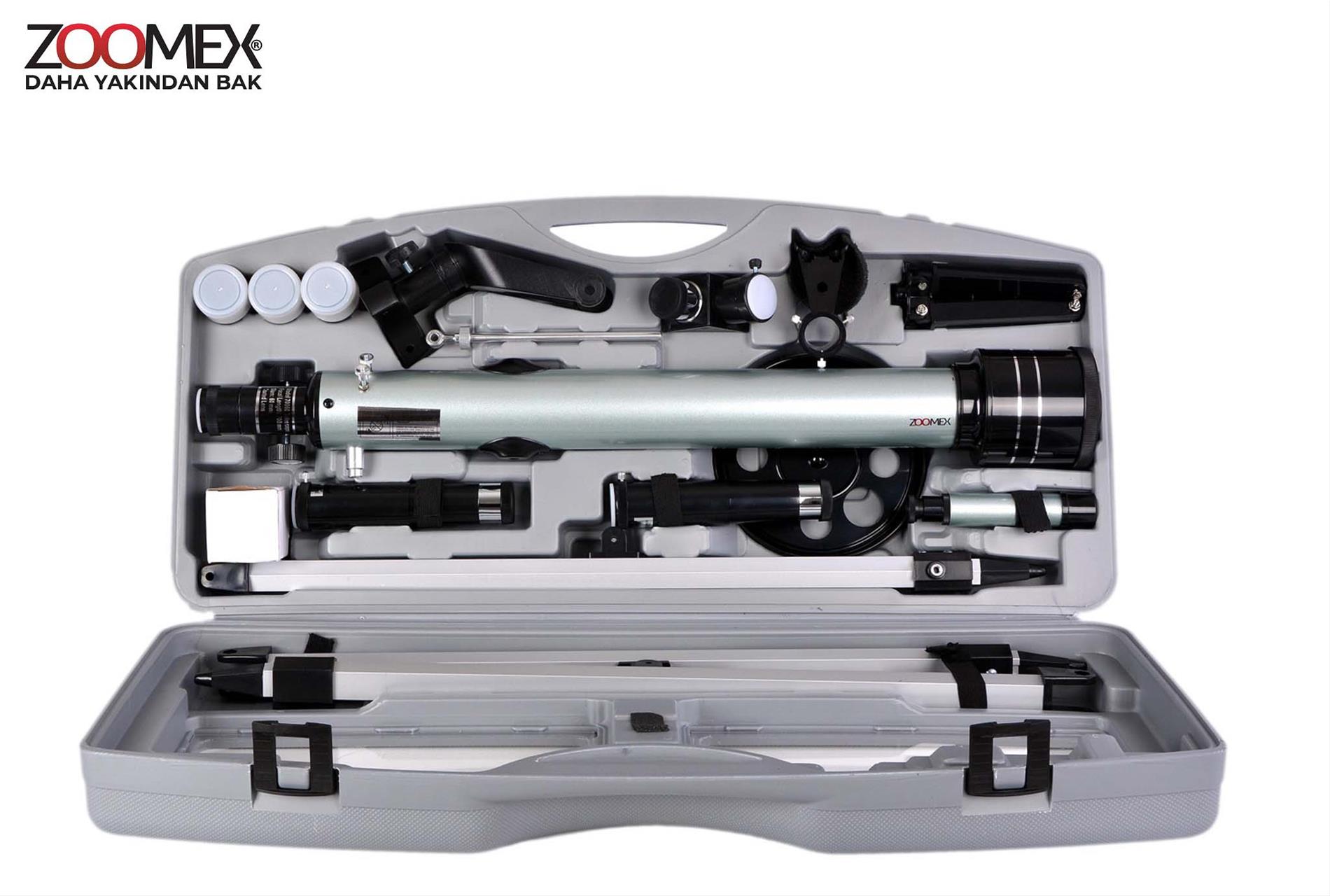 Zoomex 60F700TX Astronomik Teleskop 525X Büyütme - Taşıma Çantası