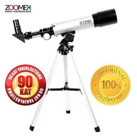 Zoomex F36050TX Teleskop 90X Büyütme - Taşıma Çantası HEDİYELİ - Eğitici ve Öğretici