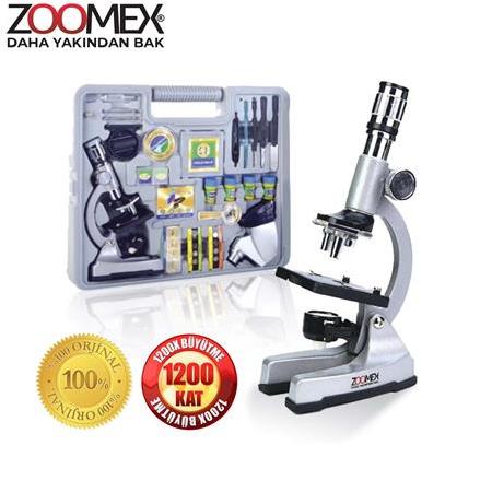 Zoomex ZKSTX-1200 Mikroskop - 1200 Kat Büyütme - Eğitici ve Öğretici - Geleceğin Bilim İnsanı Olun