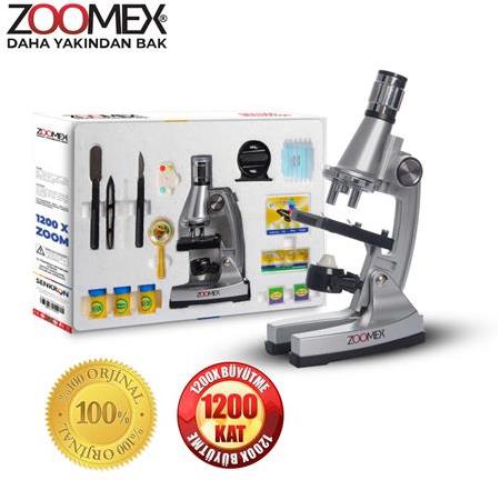 Zoomex MPZ-C1200 Mikroskop Set - 1200 Kat Büyütme - Eğitici ve Öğretici - Geleceğin Bilim İnsanı Olu