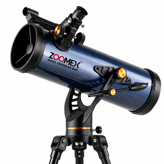 Zoomex 114F1000 Çantalı Astronomik Profesyonel Teleskop  - Eğitici ve Öğretici