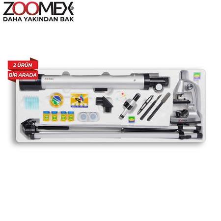 Zoomex TWMP-0406 Teleskop ve Mikroskop Seti- Eğitici ve Öğretici
