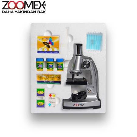 Zoomex MP-B900 Mikroskop Set - 900 Kat Büyütme - Eğitici ve Öğretici - Geleceğin Bilim İnsanı Olun!