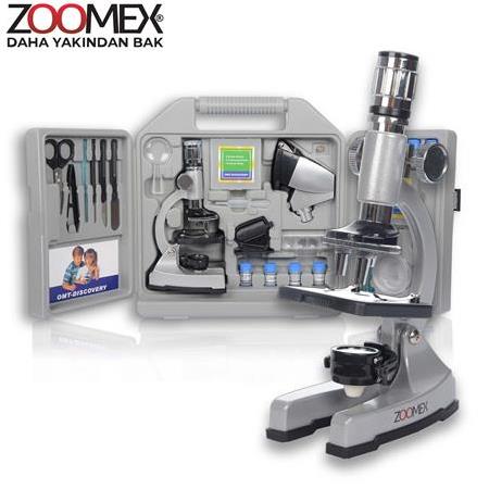 Zoomex MA1200-3PZL Mikroskop Set Taşıma Çantası HEDİYELİ - 1200 Kat Büyütme - Eğitici ve Öğretici